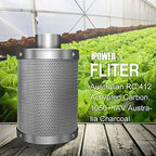 iPower GLFILT6M 6 Inch Air Carbon Filter Indoor Plants Grow Tent Odor Control - Image 5
