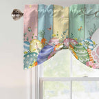 Easter Tie Up Valance Curtains for Windows, Kitchen Curtains Window Shades - Image 4