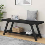 LVB Black Bench, Modern Storage Bench