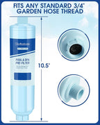 Garden Hose Filter for Filling Hot Tub, Greatly Reduces Sediment, Heavy Metals - Image 3