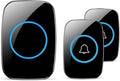 Wireless Doorbell, Waterproof Door Bell Kit, Distinguish front and rear doors