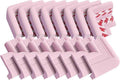 Baby Proofing Corner Guards 16 Pack Pink, Extra Thick Foam Edge Protectors
