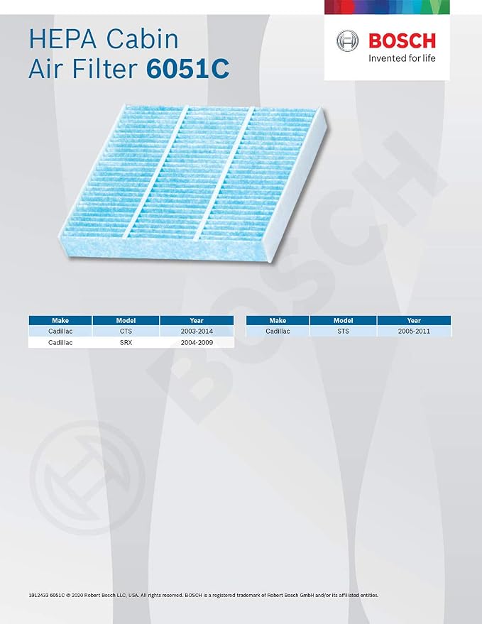 BOSCH 6051C HEPA Cabin Air Filter - Image 6