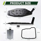 YEEDO 45RFE 545RFE 68RFE Transmission Filter Oil Pan Gasket Kit Fit - Image 2