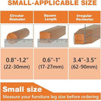 BAIPOK 36Pcs Round Chair Leg Floor Protectors