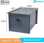 20 LB Carbon Steel Grease Trap Interceptor - Image 2