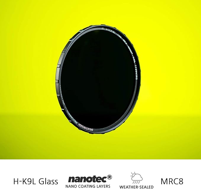 Breakthrough Photography 58mm X2 10-Stop Fixed ND Filter - Image 4