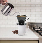 Fino Pour-Over Coffee Brewing Filter Cone, Number 2-Size, Brews 2 to 6-Cups - Image 3