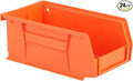 Hudson Exchange 7-1/2" x 4" x 3" Plastic Stackable Storage Bin and Hanging