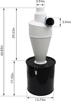 TECHTONGDA Cyclone Dust Separator 3.94inch Outlet - Image 2
