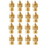 16Pcs Ender 3 Nozzles 0.4mm, MK8 Extruder Nozzles 0.4mm Compatible by TIEXYE