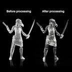 Clear Pro 3D Printer Resin, Glass-Like Ultra High Transparency, Non-Yellowing & - Image 5