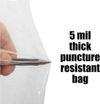 Clear Plastic Dust Collector Replacement Bag 5 Pack 20" Diameter by 43" Long - Image 7