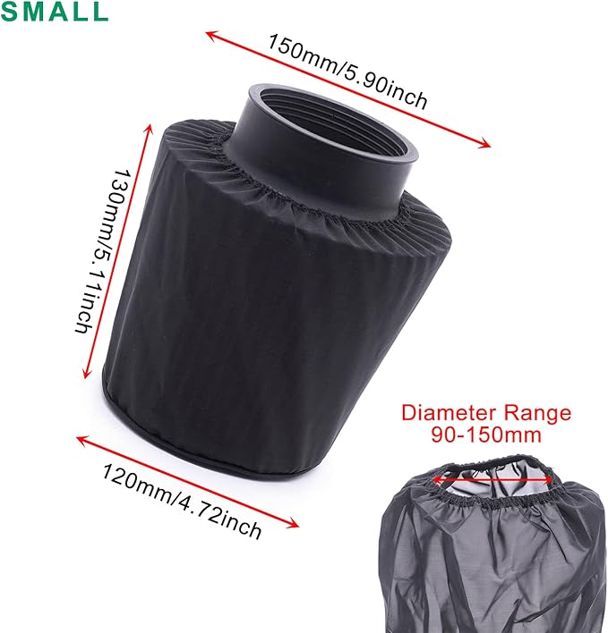 Performance Air Filter Cover Waterproof Universal Fit - Image 4