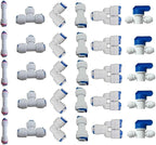 Lemoy 1/4" OD Quick Connect Push In to Connect Water Tube Fitting - Image 5