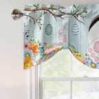 Easter Bunny Tie Up Valance Curtains - Image 4