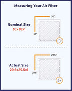 Filter King 21.5x46.5x1 Air Filter | 4-PACK | MERV 8 HVAC Pleated A/C Furnace - Image 6