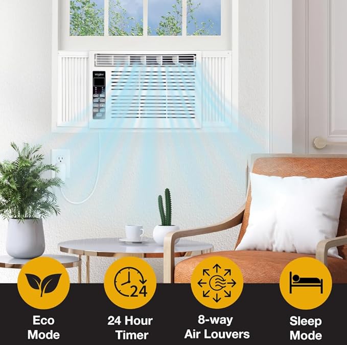 Whirlpool 8, 000 BTU Window Air Conditioner - Image 9