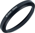 40.5mm to 43mm Step-up Adapter Rings Filter Adapter Black Metal Step Down by Unknown