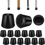 3/4" Round Rubber Chair Leg Tips Caps, Chair Leg Floor Protectors Furniture