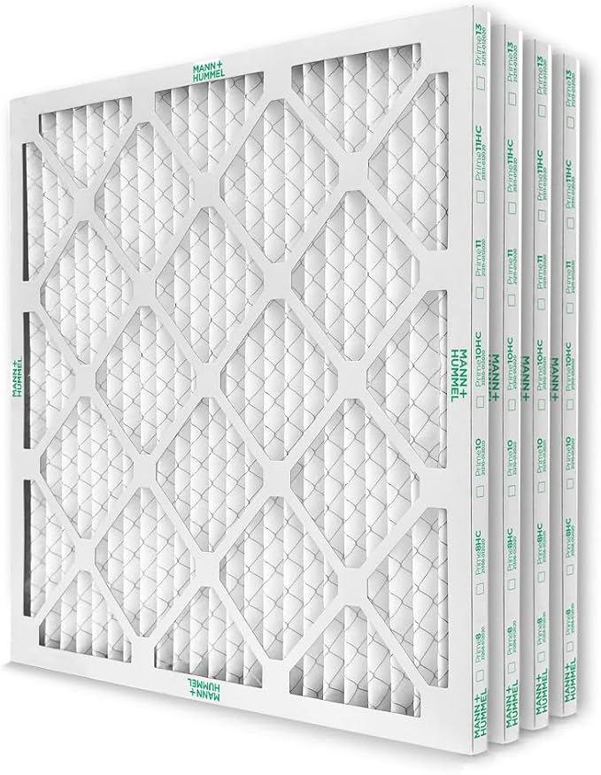 Mann+Hummel 18x20x1 MERV 8 Pleated HVAC AC Furnace Air Filters. 4 Pack. by MannHummel