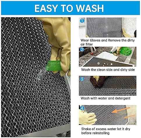 UBeesize 16x25x1 Reusable Electrostatic Air Filter HVAC AC Furnace Filter,MERV 8,Washable, Lasts a Lifetime,Permanent Air Filter,Breathe Fresher,Home And Office(Actual Size:15.5x24.65x0.82 Inch)