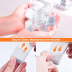 BAIPOK 36pcs Square Chair Leg Floor Protectors, Silicone Floor Protectors - Image 7