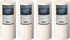 Bluonics Sediment Replacement Water Filters 4pcs 4.5" x 10" Whole House by BLUONICS