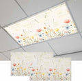 Fluorescent Light Covers for Ceiling Lights Spring Poppy Floral Magnetic Light by Home+L6