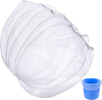 Boao 30 Pieces Paint Filter Strainer Bags White Fine Mesh Paint