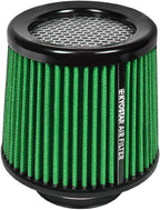 KYOSTAR Universal 3" High-Flow Air Filter, Reusable Cone Cold Air Intake by Kyostar