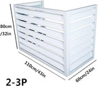 Aluminum Outdoor Condenser Protective Cover, freestanding Enclosure to Cover - Image 2