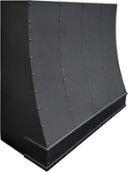 CT Copper Tailor Sloped Copper Vent Hood Wall Mount, 1260 CFM Exhaust Fan - Image 2