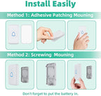 Wireless Doorbell for Home Classroom IP66 Waterproof Door Bell Ringer Wireless - Image 6