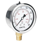 SENCTRL 160 Psi Lead-Free Glycerin Liquid Filled Low Pressure Gauge, 2.5" Dial by senctrl