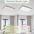 Fluorescent Light Covers for Ceiling Lights Watercolor Dragonfly Magnetic Light - Image 5