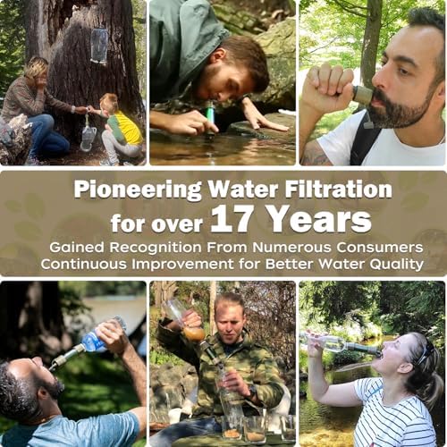 Miniwell L630 Portable Water Filter with Upgraded Vacuum Packaging