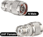 10 Pack N Male to UHF Female SO-239 Connector Adapter N Connector to PL-259 - Image 3