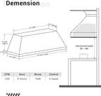 CHETTO C Stainless Steel Range Hood Cover - Image 6