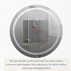 LTSRLL Frameless Illuminated LED Bathroom Wall Mirror - Image 7