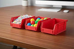 Hudson Exchange 7-1/2" x 4" x 3" Plastic Stackable Storage Bin and Hanging