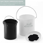 Barnyard Designs Compost Bin for Kitchen Counter - Image 7