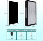 Replacement HEPA A2 Size Filter, Compatible - Image 2