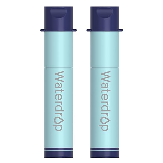 Waterdrop Gravity Water Filter Straw, Camping Water Filtration System, Water by Waterdrop