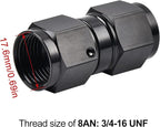 EVIL ENERGY 8AN Female to 8AN Female Straight Swivel Coupler Union Fitting - Image 3