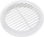 White 6" Inch Round Ventilation Grille - Image 3