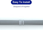 Poolvio Professional Swimming Pool Vacuum Cleaner Hose -1.5” 8 Piece Hoses - Image 7