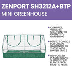 Zenport SH3212A+BTP Garden Raised Bed and Cold Frame Greenhouse Cloche - Image 3