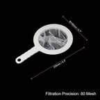 PATIKIL 9"x6" Food Filter Strainer, 80 Mesh Kitchen Mesh Filters Strainers Fine - Image 2