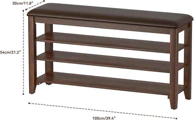 Shoe Rack Bench Entryway Storage